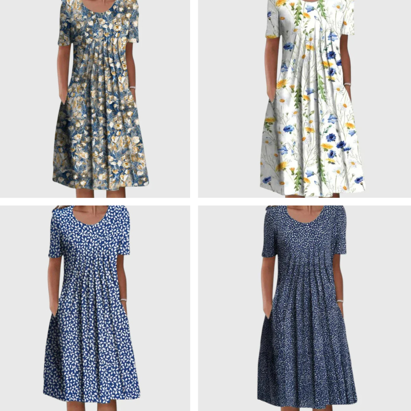 Jessica-Long Figure Flattering Dress