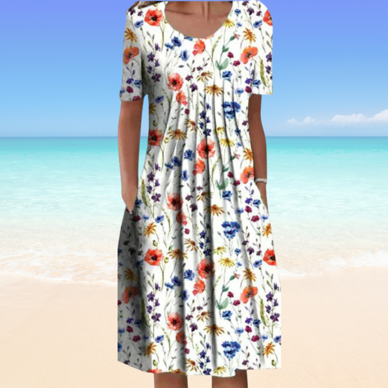 Jessica-Long Figure Flattering Dress