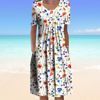 Jessica-Long Figure Flattering Dress