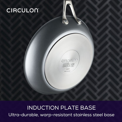 ScratchDefense Extreme Non-Stick Induction Frying Pan - 3 Sizes