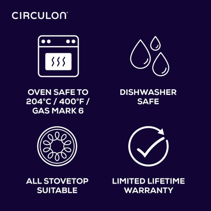 ScratchDefense Extreme Non-Stick Induction Frying Pan - 3 Sizes