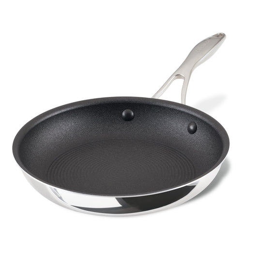 ScratchDefense Multi-Layer Stainless Steel Extreme Non-Stick Induction Frying Pan - 2 Sizes