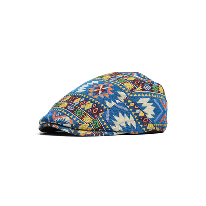 Jacob - Vintage Colourful Flat Cap