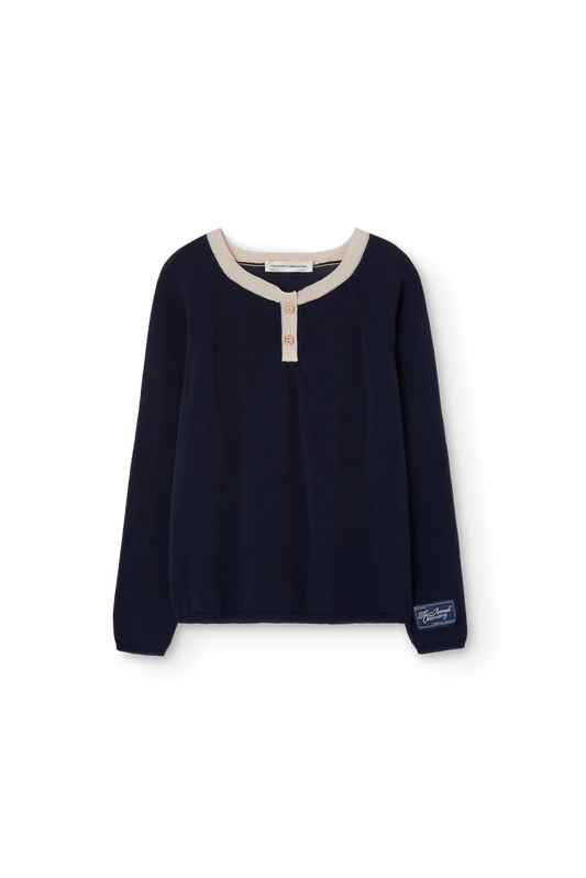 Deep Blue Bull Sweater