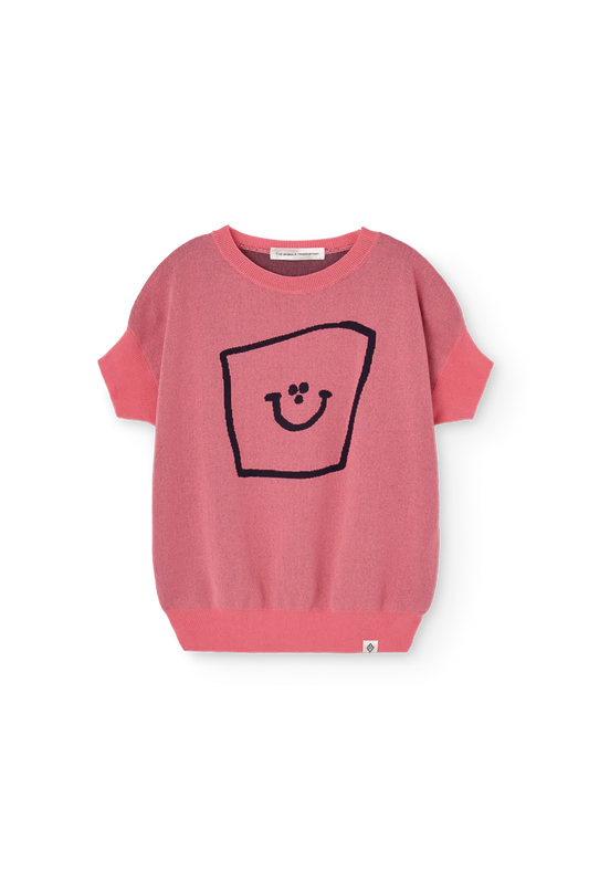 Soft Pink Bat Sweater Vest