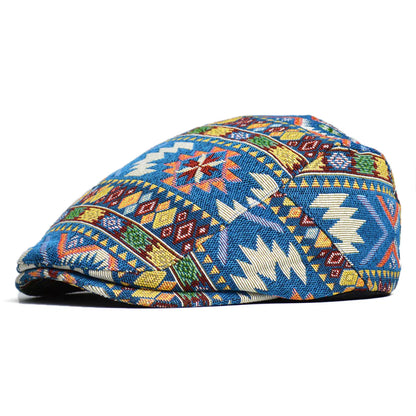 Jacob - Vintage Colourful Flat Cap