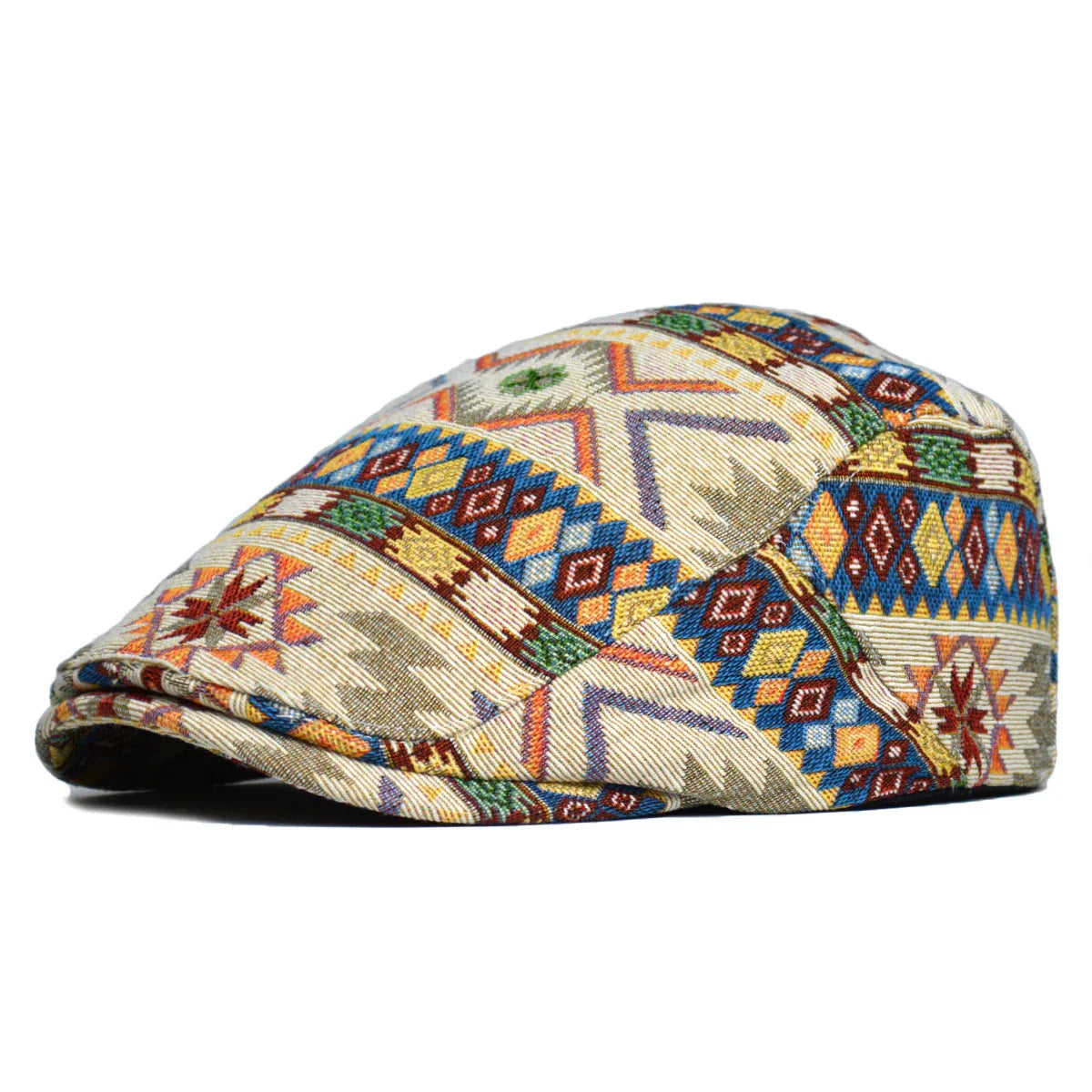 Jacob - Vintage Colourful Flat Cap