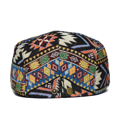 Jacob - Vintage Colourful Flat Cap