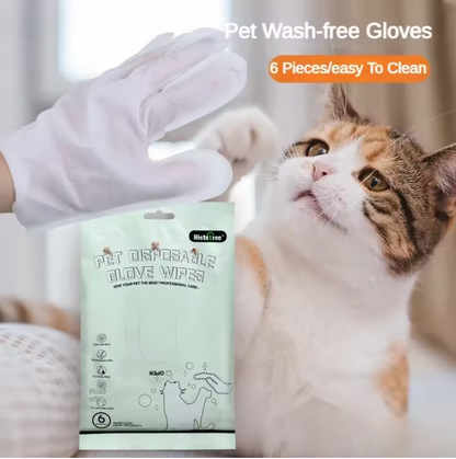 WagGlove™ - Natural Deodorizing Wipes for Sensitive Pets