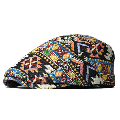 Jacob - Vintage Colourful Flat Cap