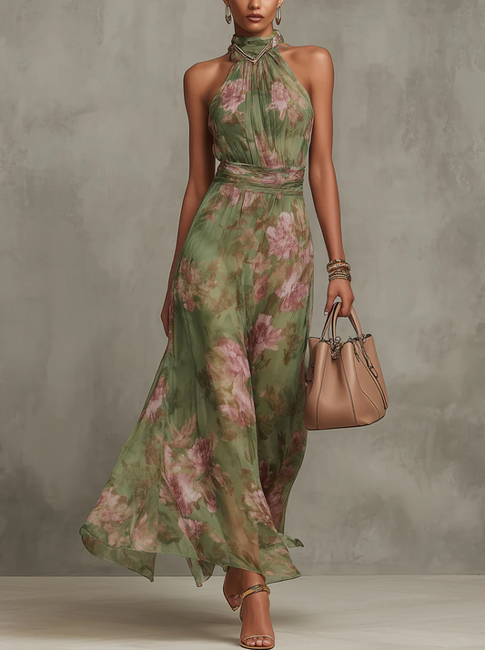 The Riviera Floral™ │  Ladies elegant dress